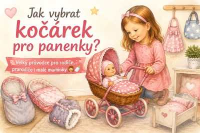 Jak vybrat kočárek pro panenky? Velký průvodce pro rodiče, prarodiče i malé maminky 👧🍼