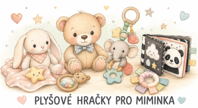 Jak vybrat plyšovou hračku pro miminko? Průvodce pro rodiče od narození 👶🧸