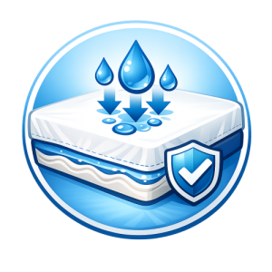 Nepromokavá froté prostěradla do dětské postýlky 60×120 a 70×140 cm