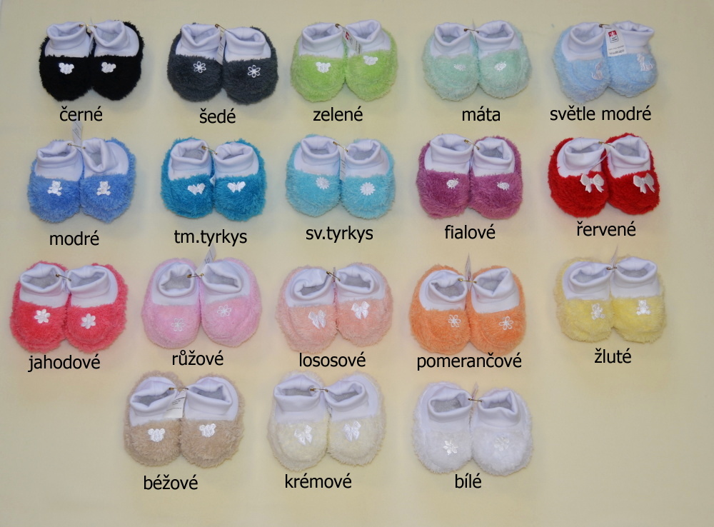 Dětské papučky, Dětský svět, Lamové černé