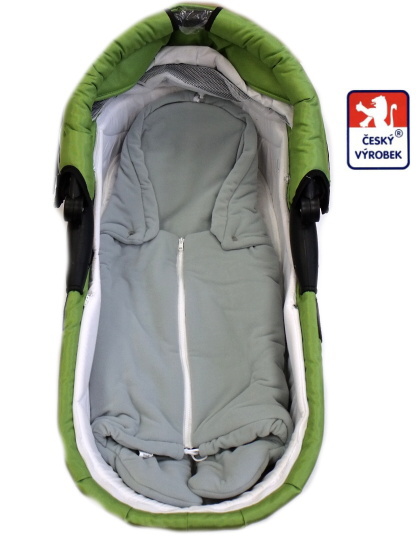 Letní bavlněná zavinovačka do autosedačky, Dětský svět, modrá 79x38cm MINI