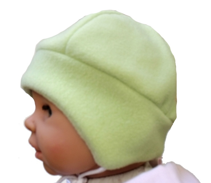 Zimní kojenecká čepička, Dětský svět, Kuklička, světle růžová velikost 3