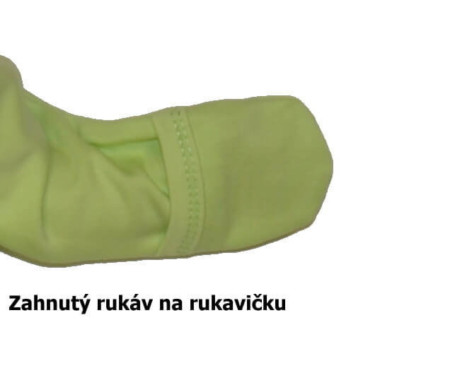 Kojenecká košilka Gama modrá Bear s rukavičkovým rukávem velikost 62