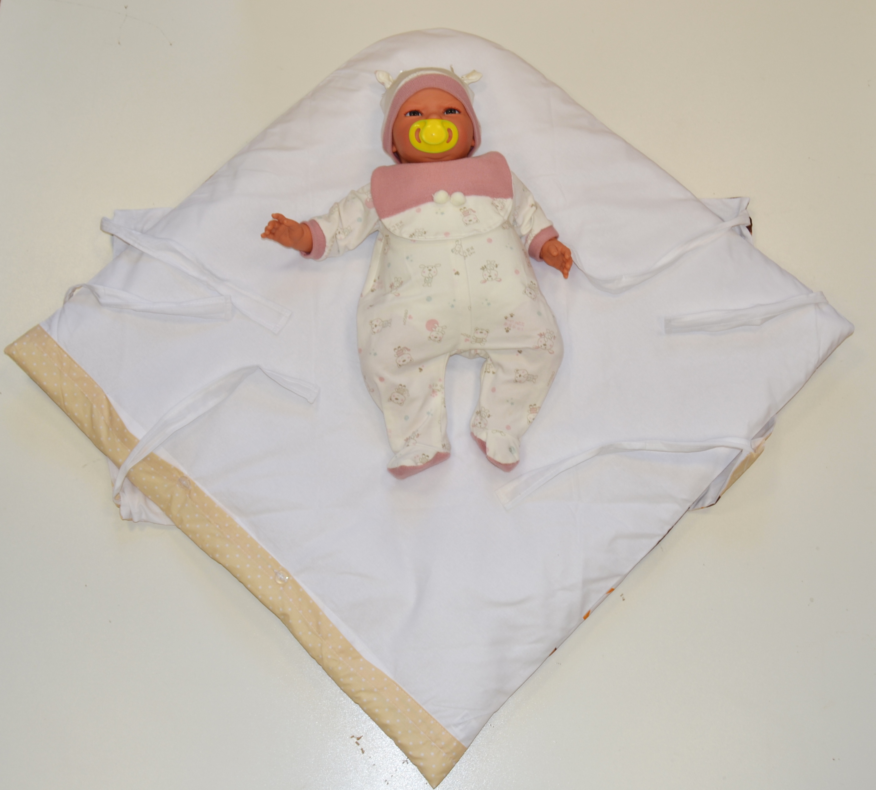 Šněrovací zavinovačka Dětský svět šedá hvězdy