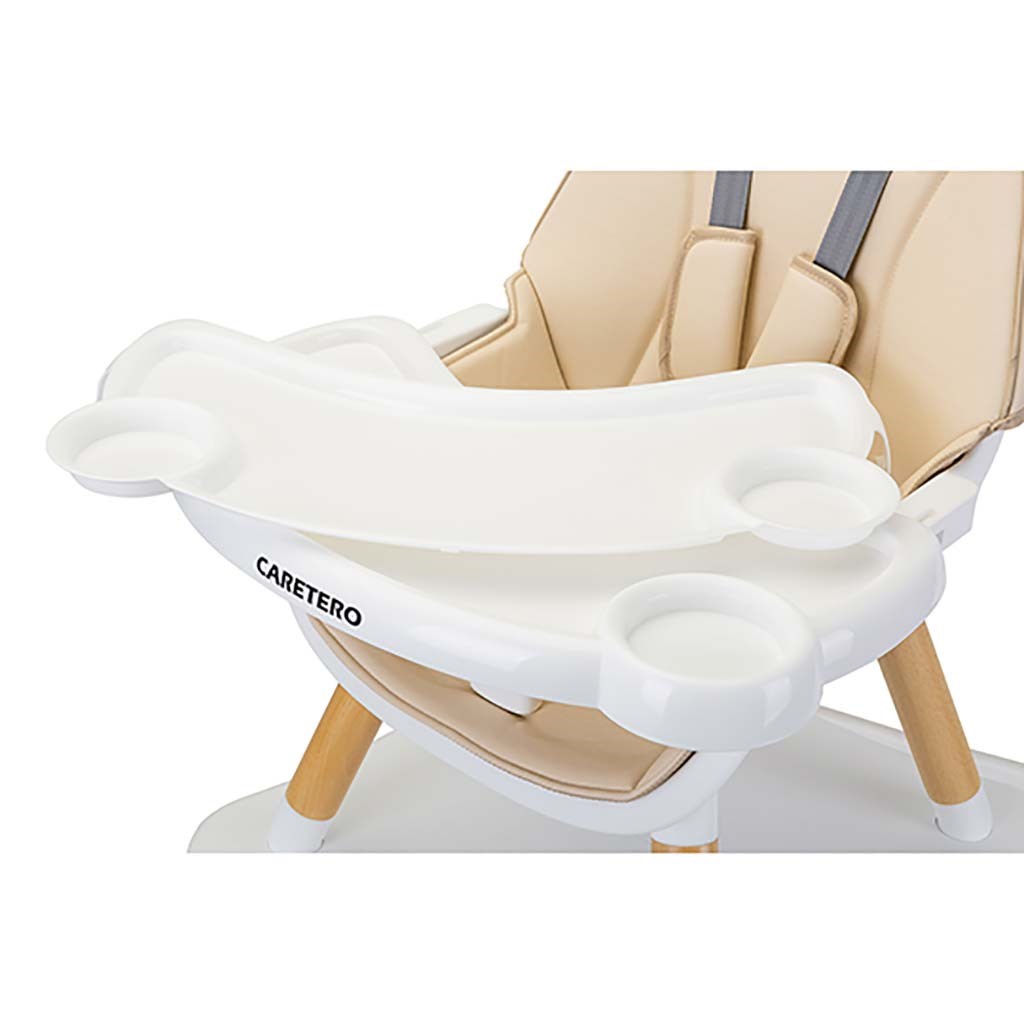 Jídelní židlička Caretero Tuva Beige