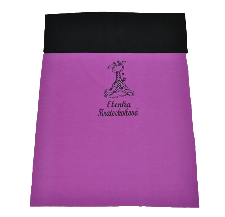 Výšivka jména dítěte na textil, menší provedení (různá jména)