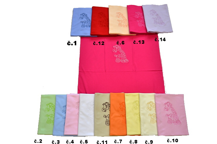 Peřinky do kočárku Dětský svět oranžové s Gumídkem 