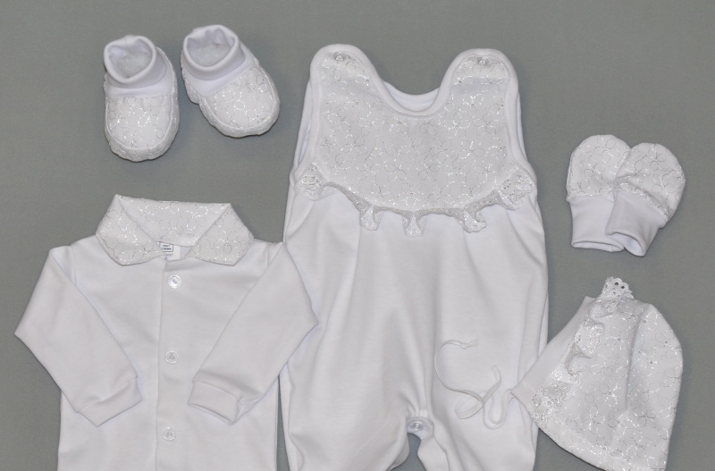 Kojenecká křtící soupravička Dětský svět Zora vel.56