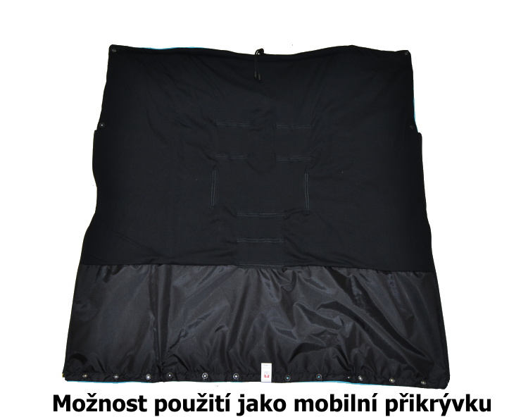 Jarní fusak do kočárku Dětský svět Benjamín smetanový se slonem