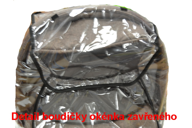 Pláštěnka na kočárek Dětský svět na hlubokou korbičku s otvíracím/zavíracím okýnkem vel.M