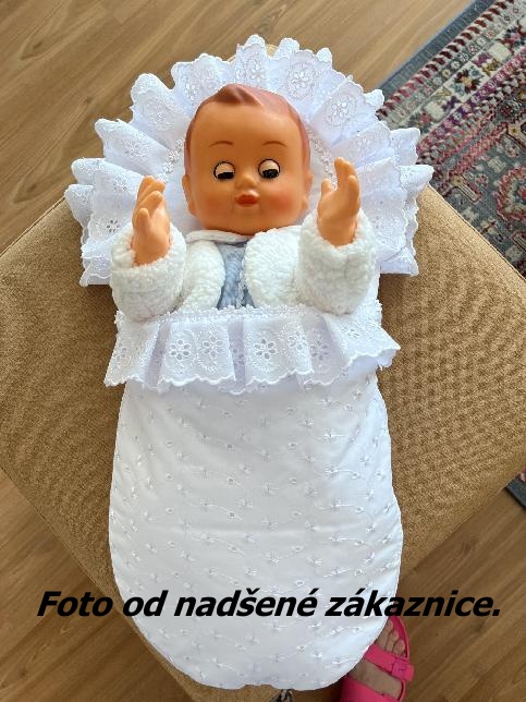 Krajkový fusak pro panenku Dětský svět Xenie