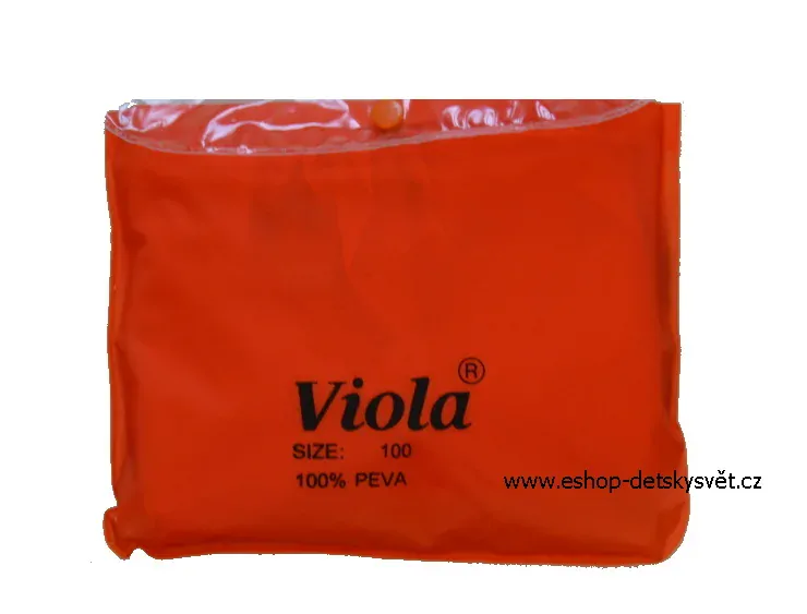 Dětská pláštěnka Viola červená vel. 110 – pláštěnka pro děti 🌧️🦒