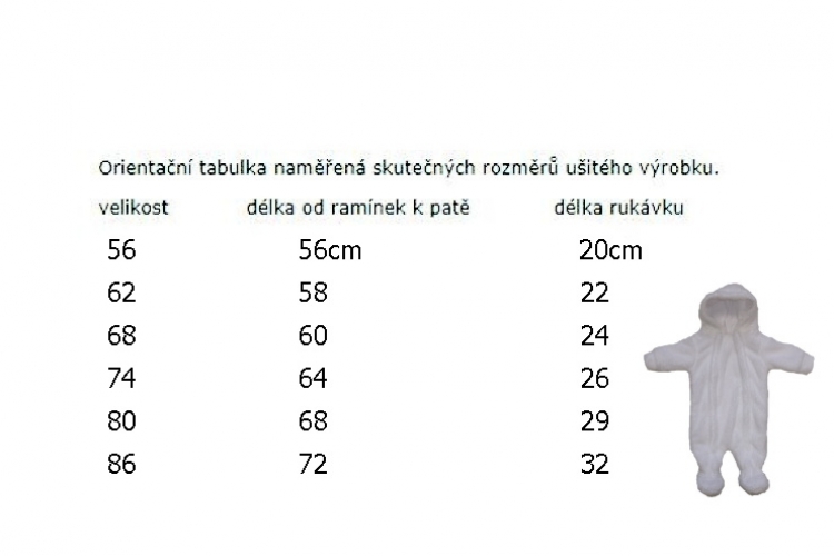 Dětská kombinéza Dětský svět Lama sv.modrá s ouškama vel.80