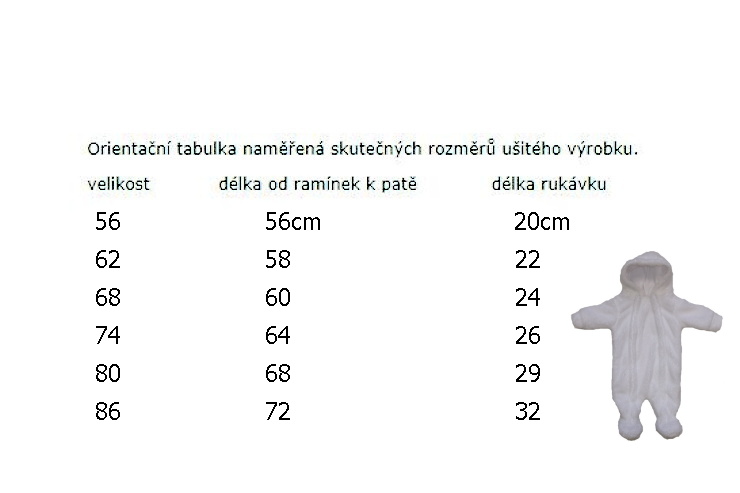 Zimní dětská kombinéza Dětský svět Lamová zelená vel.80