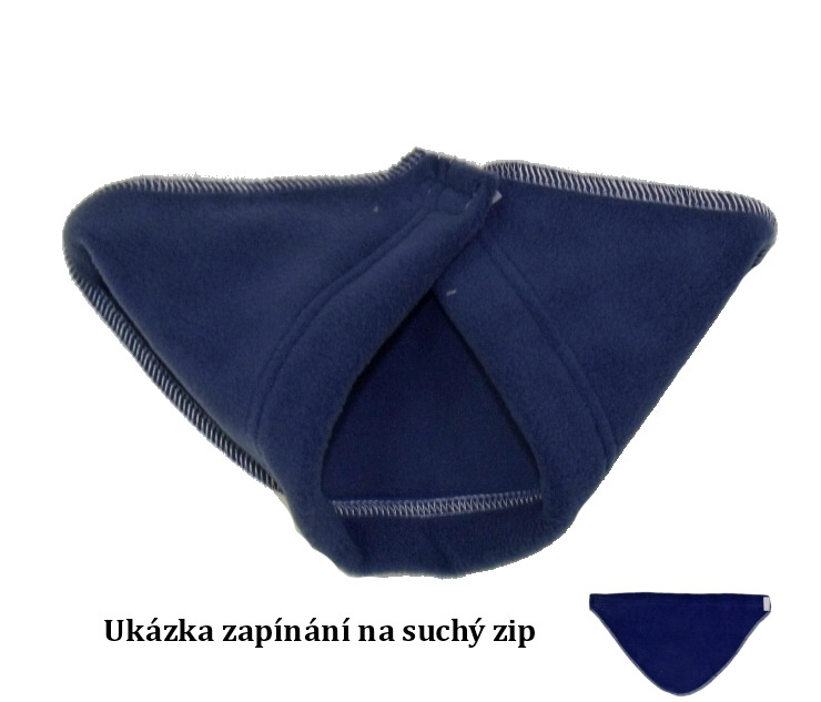 Kojenecký šátkošálek Dětský svět fleece světle šedý