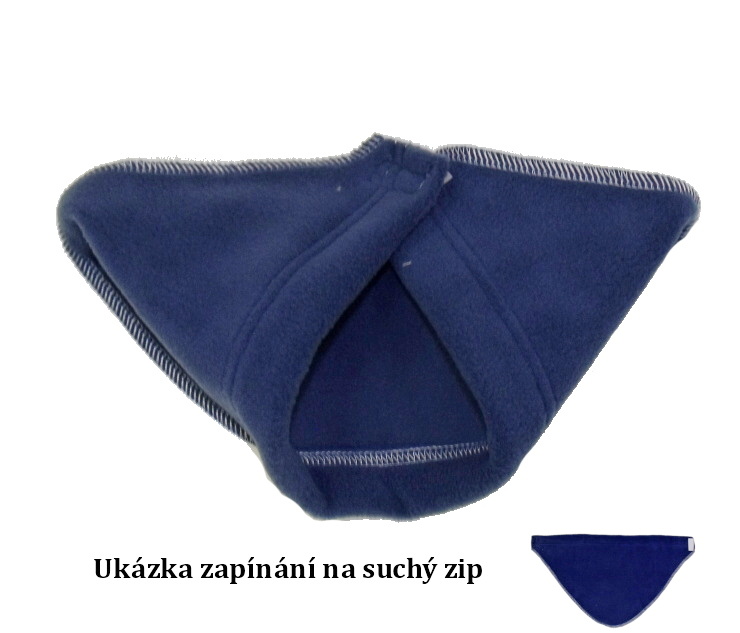 Dětský šátkošálek Dětský svět Lamový modrý