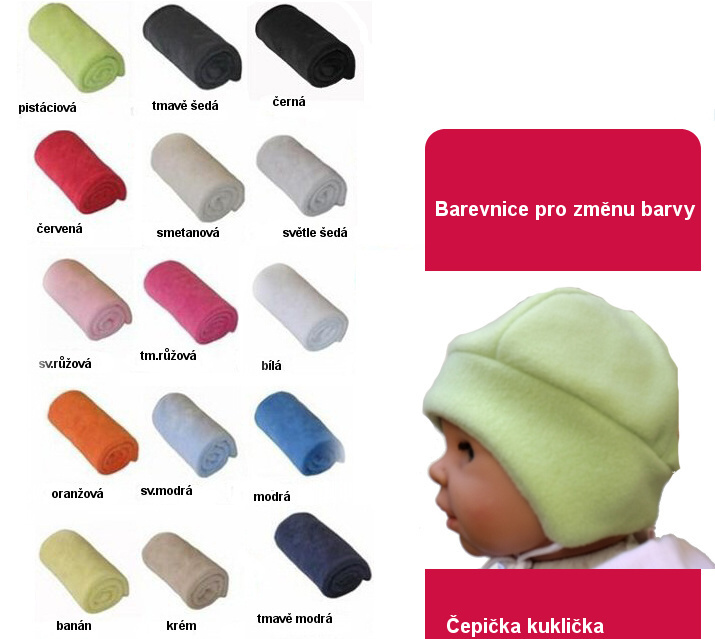 Zimní čepička pro miminko Dětský svět Kuklička světle modrá