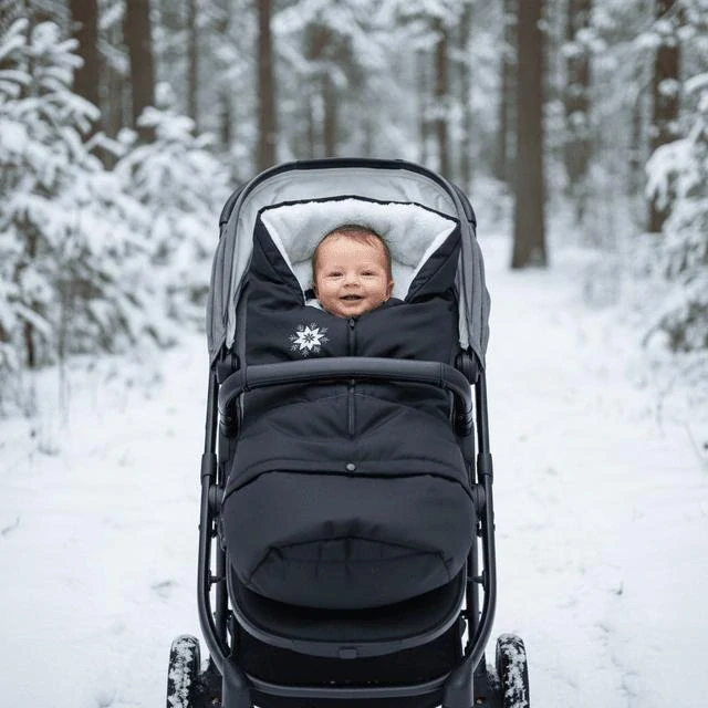 Zimní rostoucí kožešinový fusak Dětský svět Arctic do kočárku 👶🐻❄️