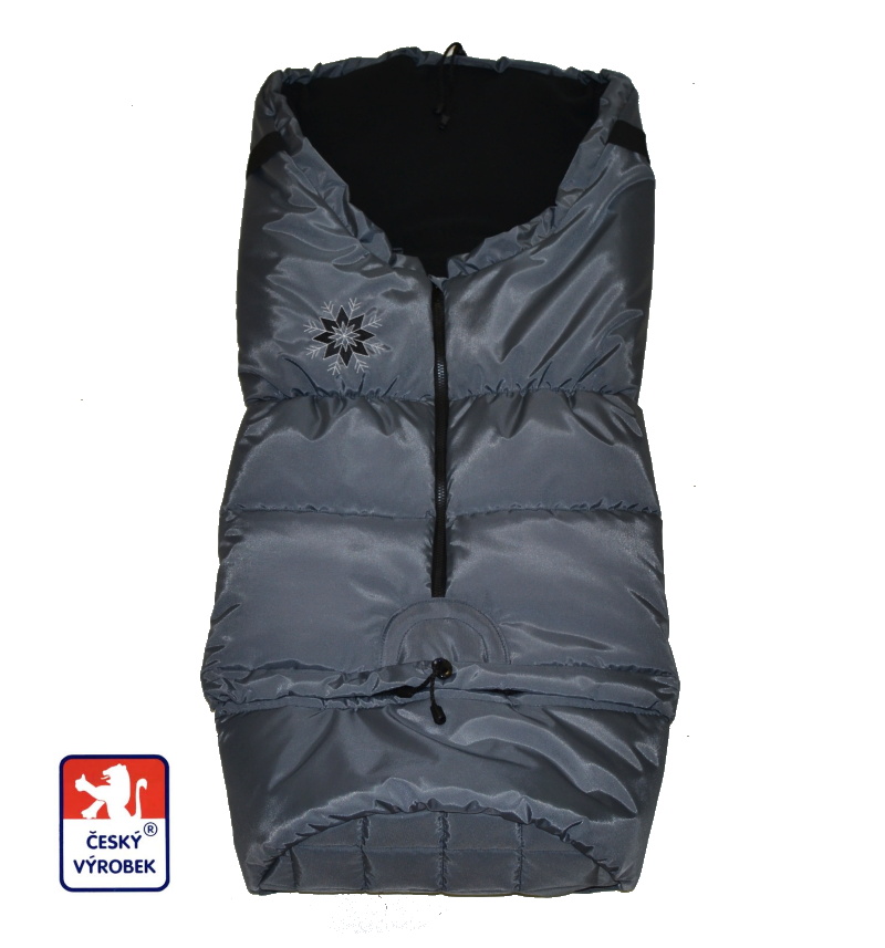 Zimní fusak do kočárku Dětský svět WINTER SPORT combi 3v1 šedočerný