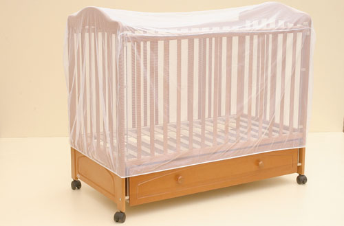 Síťka proti hmyzu na postýlku 70x140cm Dětský svět bílá