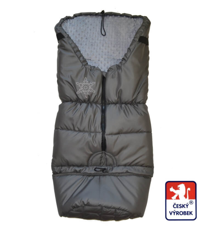 Zimní fusak Dětský svět winter sport MINKY celošedý