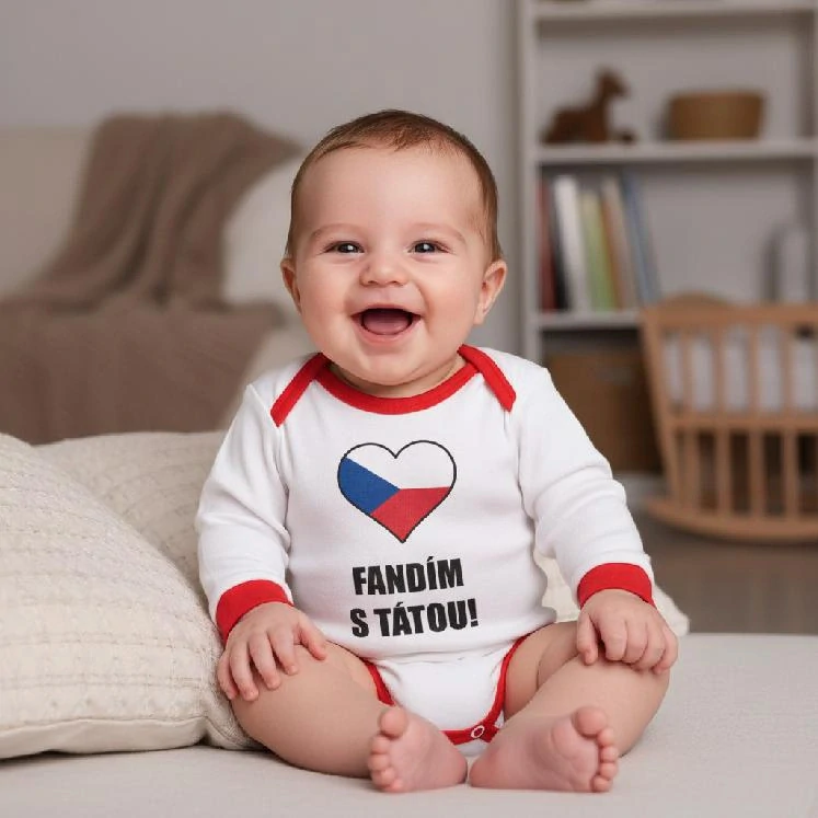 Dětské body, New Baby, Fandím s tátou vel.62