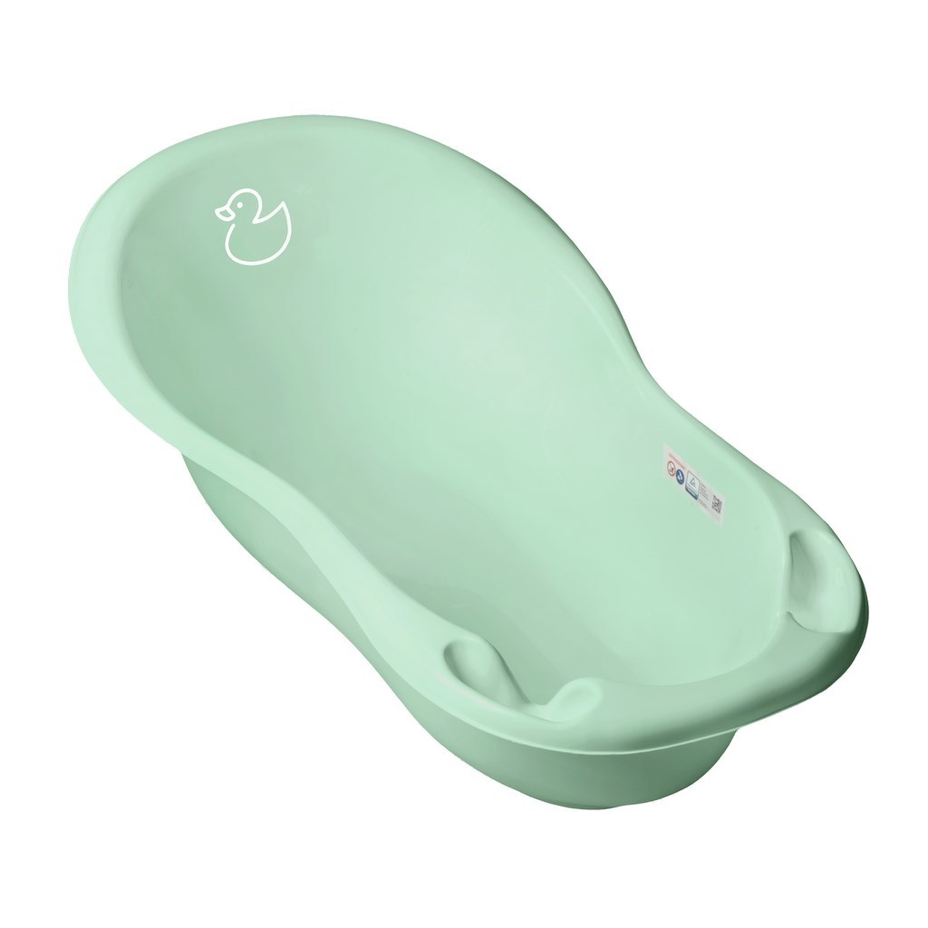 Vanička pro miminko Tega zelená kačenka 86 cm – dětská vanička pro novorozence 👶🛁