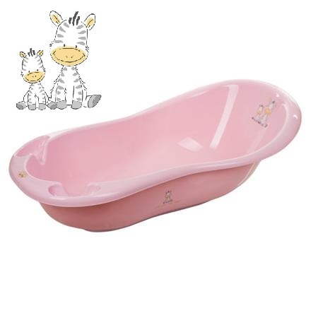 Dětská vanička pro miminko Maltex Zebra růžová 100 cm 👶🛁