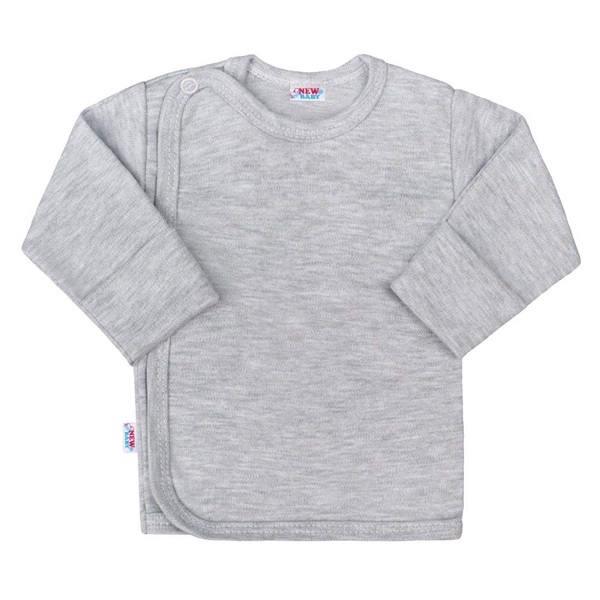 Kojenecká košilka New Baby Classic II šedá velikost 50