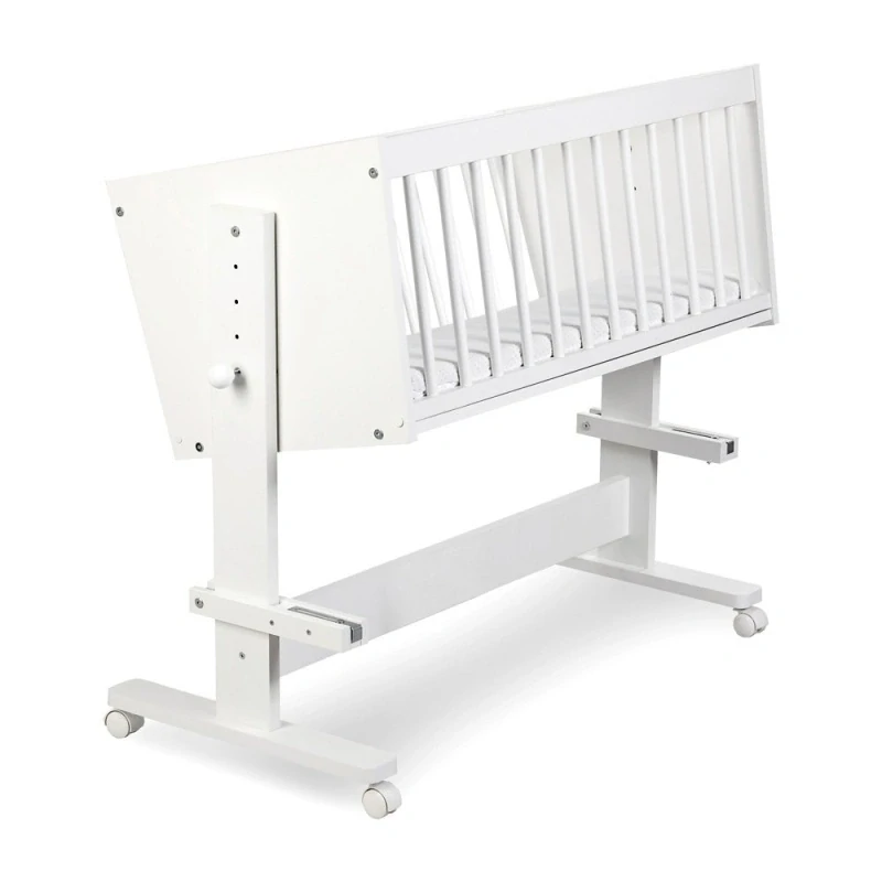 Kolébka pro miminko na kolečkách KLUPS ZOYA 5v1 bílá 89 × 40 cm 👶