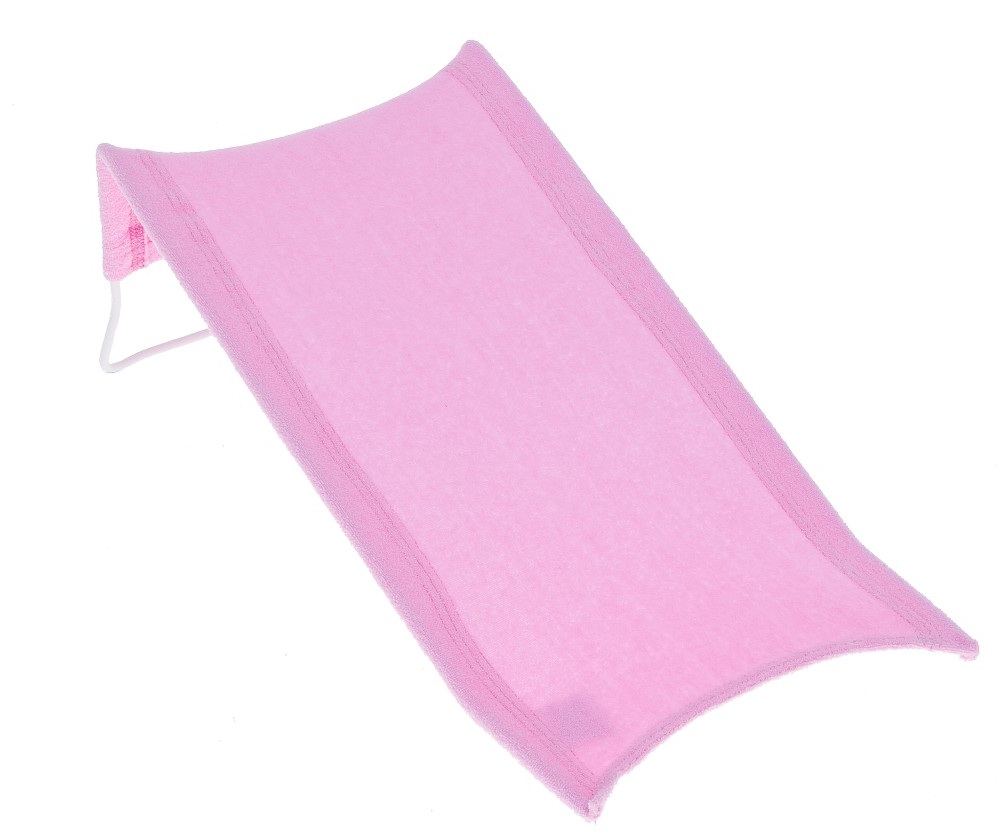 Lehátko do vaničky pro miminko Tega Baby froté růžové 👶🛁