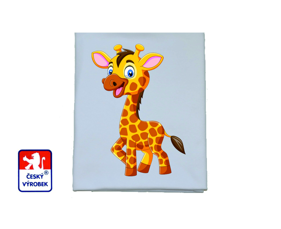 Dětská deka bavlněná Dětský svět giraffe