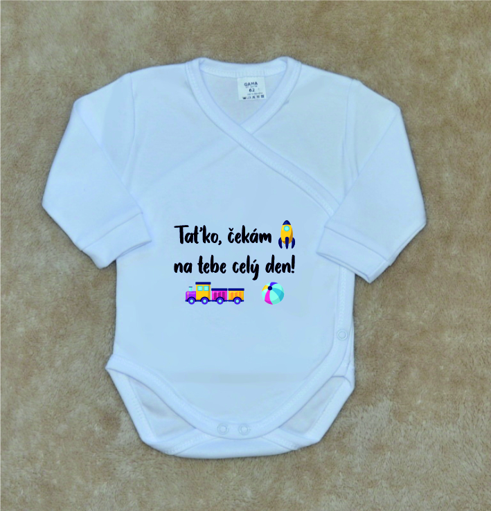 Dětské vtipné body, Gama, bílé zavinovací, celý den