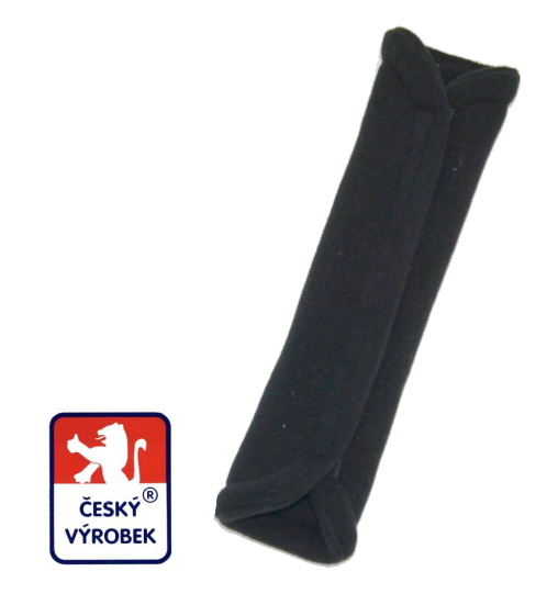 Polstrování na pás autosedačky Dětský svět černé velké