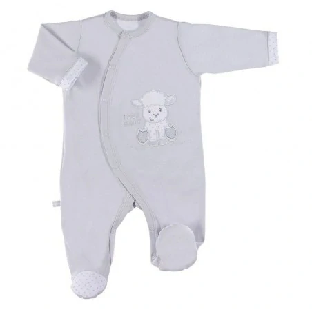 Dětský overal pro miminko EWA Newborn šedý – velikost 56 👶