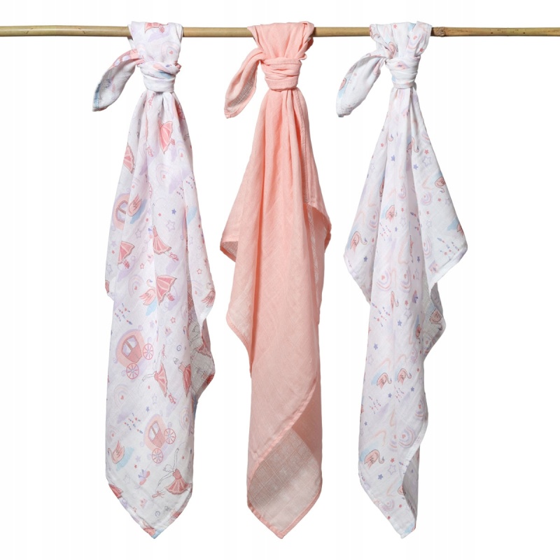 Mušelínové pleny Baby Ono Super Soft Baletka 3 ks 🎀 | Dárkové balení pro miminko