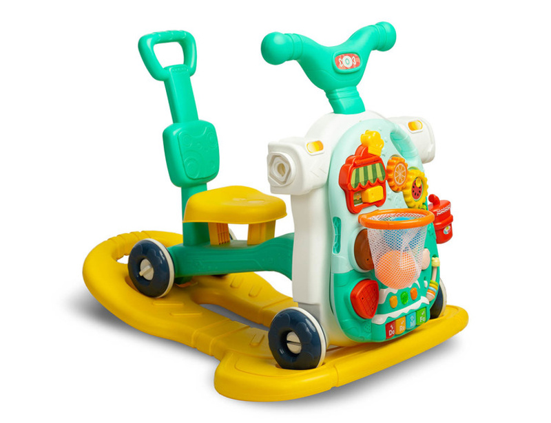 Dětské víceúčelové chodítko 5v1 TOYZ, tyrkysové