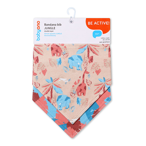 Sada bavlněných bryndáků, jungle Baby Ono 879/14