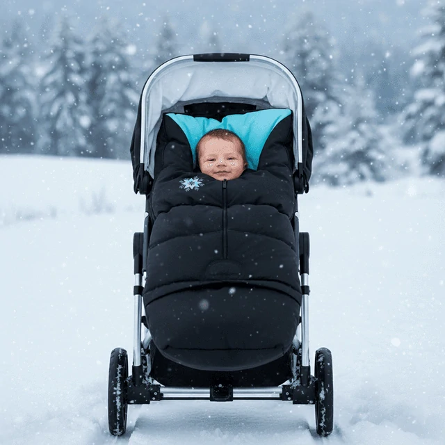 Zimní fusak rostoucí Dětský svět combi 3v1 winter bag světle tyrkysový