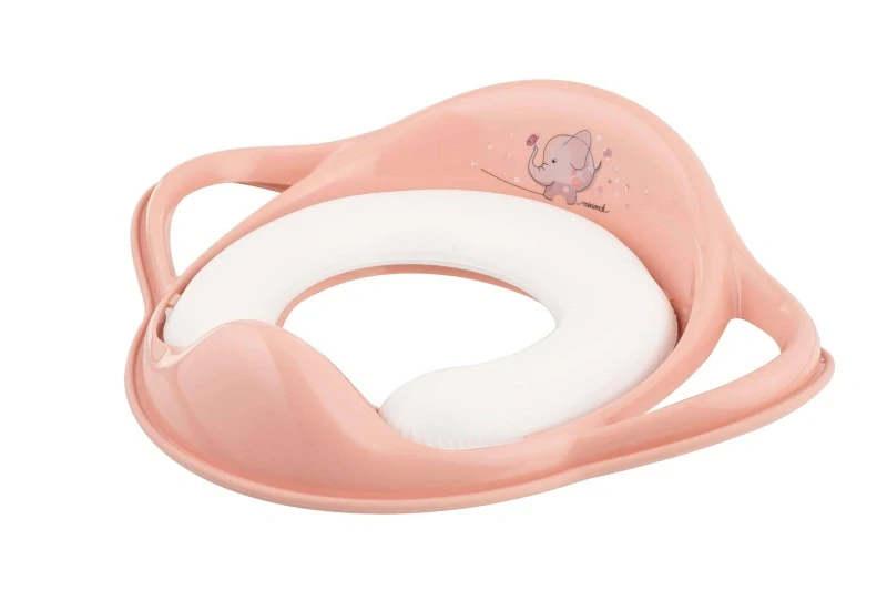 Redukce na WC s úchyty MALTEX Sloník Minimal – měkká, peach rose