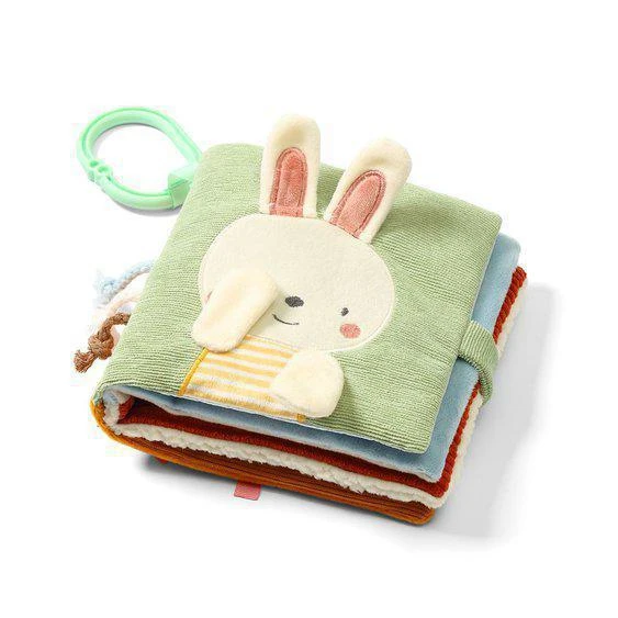Senzorická kontrastní knížka pro miminko BabyOno NATURE – látková hračka