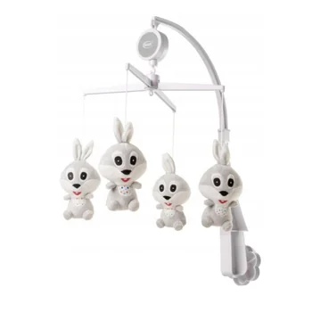 Hrající plyšový kolotoč nad postýlku Play&Edu 4 Baby Rabbit 🐰 | Pro miminko