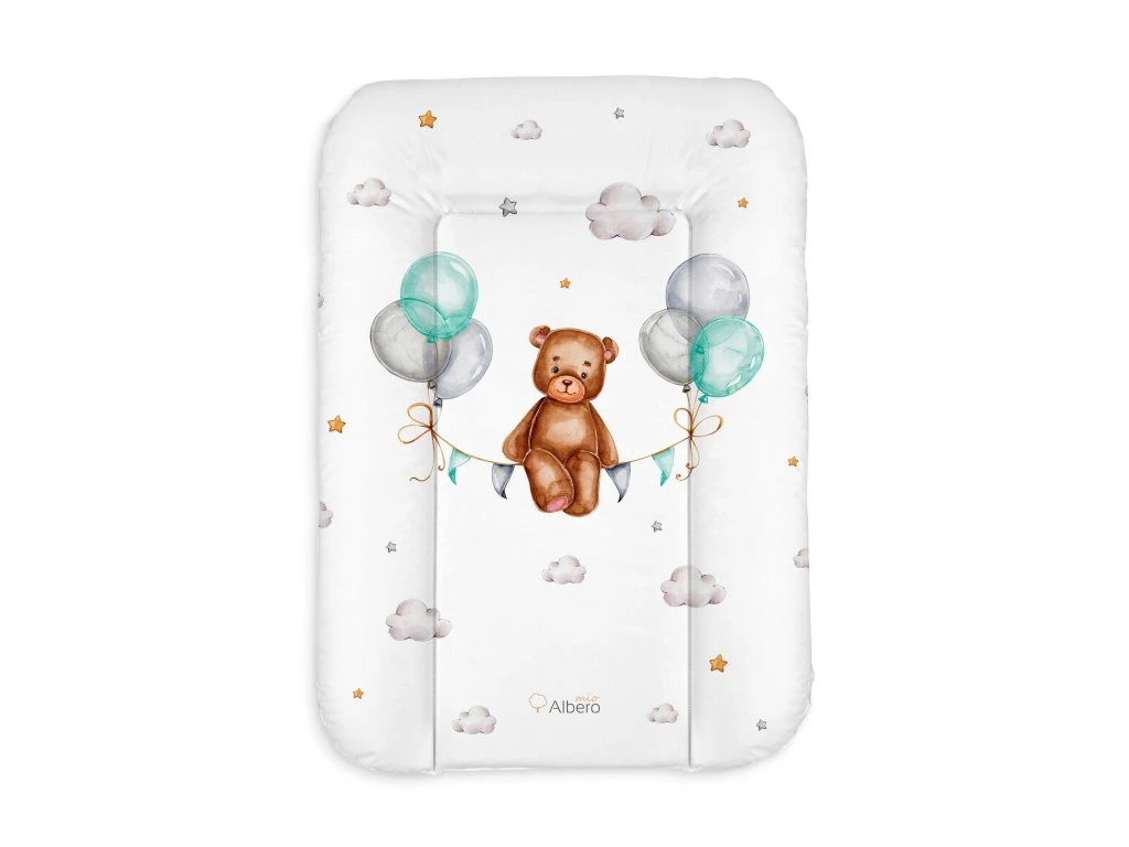 Přebalovací podložka ALBERO MIO Medvídek 70×50 cm – měkká podložka pro miminko