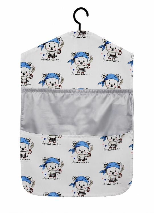 Kapsář do školky na ramínko Dětský svět Modrošedý pirát 👦🏴☠️