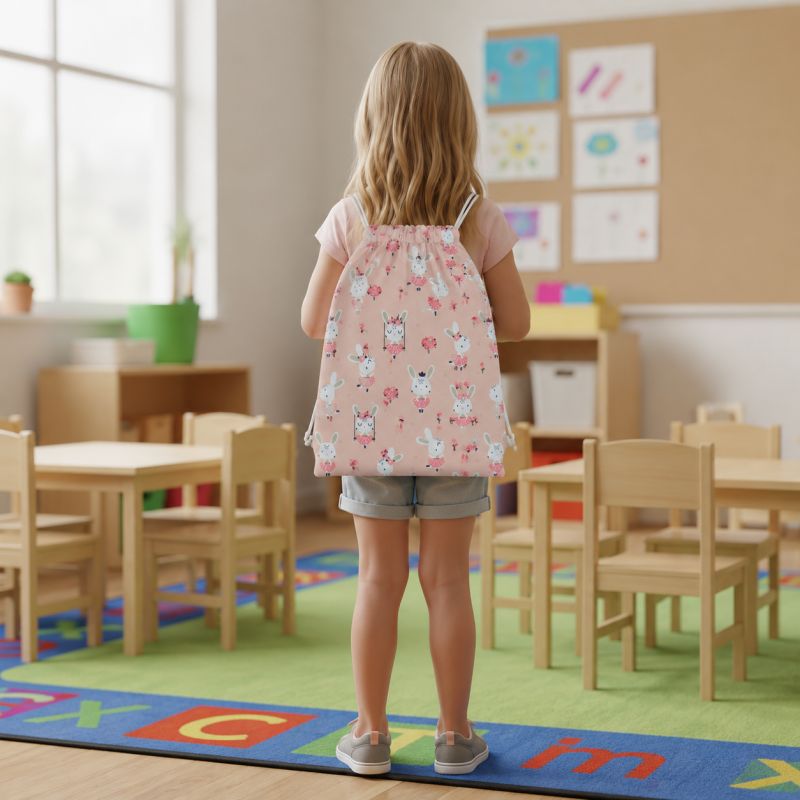 Pytlík do školky na papuče i přezůvky Dětský svět Králíček baletka 👧🎒