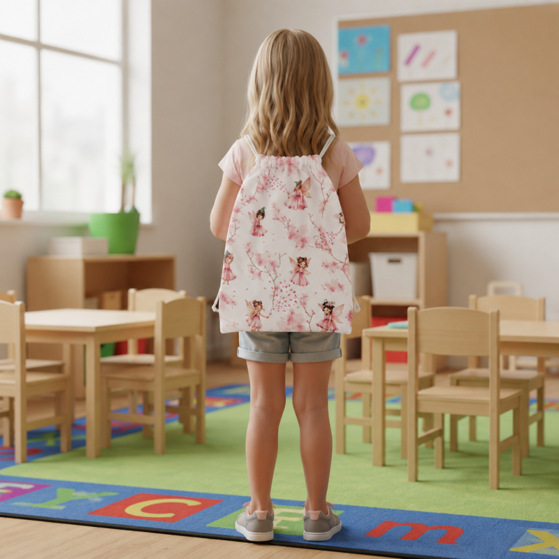 Pytlík do školky na papuče i přezůvky Dětský svět Víla Zuběnka 👧🎒