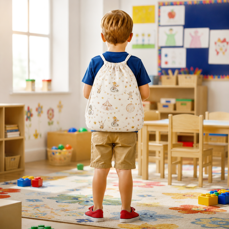 Pytlík do školky na papuče i přezůvky Dětský svět Cirkus 👦🎒