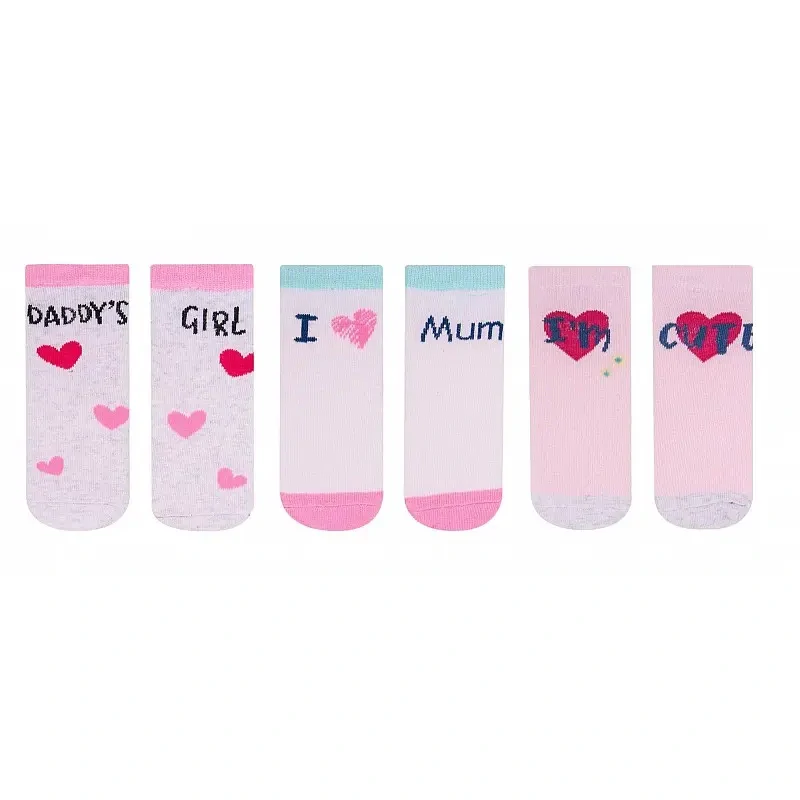 Dívčí bavlněné ponožky, YO BABY, vel.12,5-13,5cm EUR 20/22