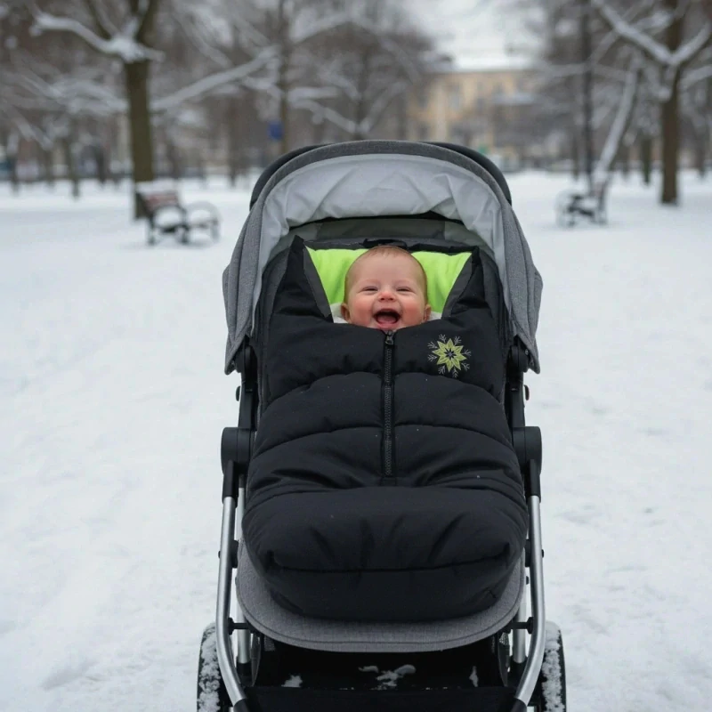 Dětský fusak Dětský svět combi 3v1 winter bag lili green