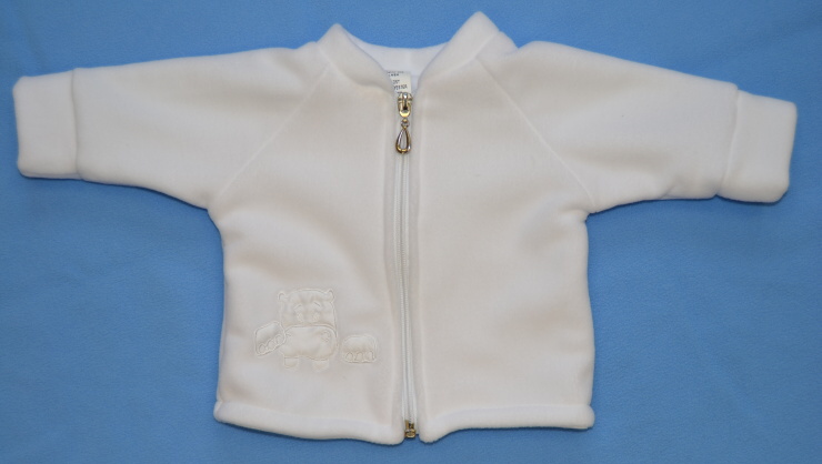 Kojenecký kabátek, Dětský svět, bílé Hippo velikost 68